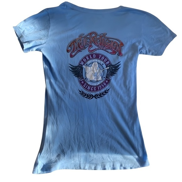 Women's‎ True Religion Jeweled Short Sleeve - Size XSmall - Picture 1 of 4